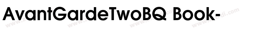 AvantGardeTwoBQ Book字体转换
